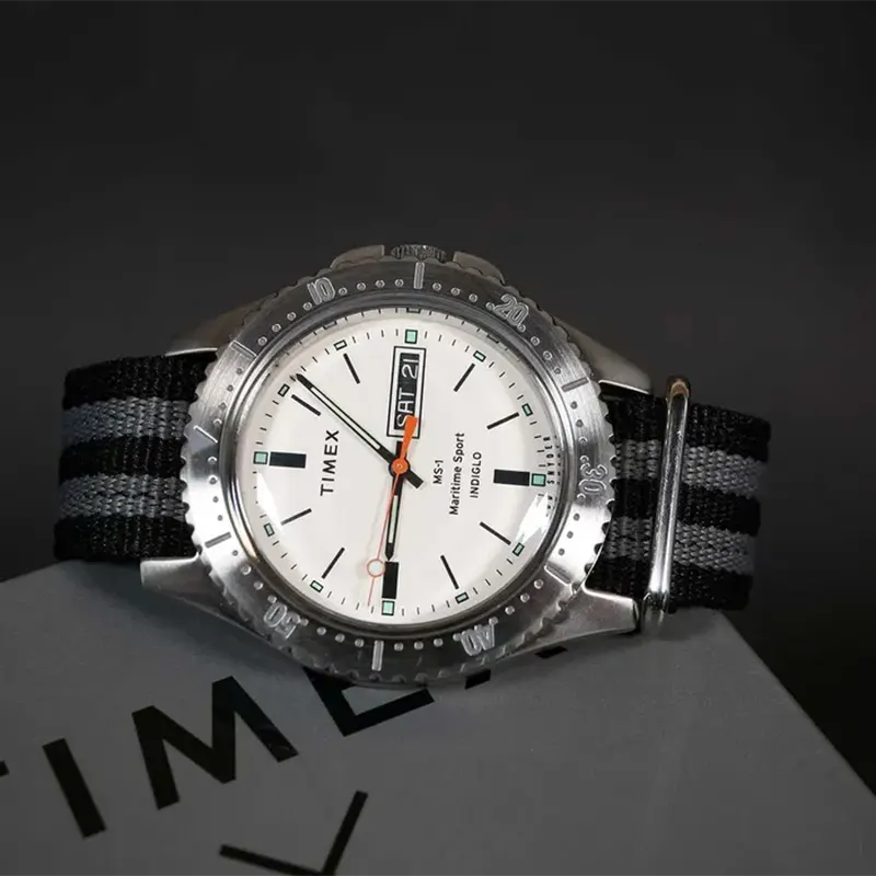 Timex X Todd Snyder White Dial Three Hand Men's Watch- TW2R83400